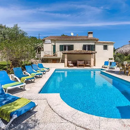 Villa Charming Beautiful Views Of The Tramuntana Mountains La Coma I 4 Bedrooms Pollenca